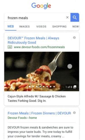Gallery Ads von Google 